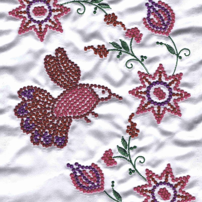 French Dots embroidery